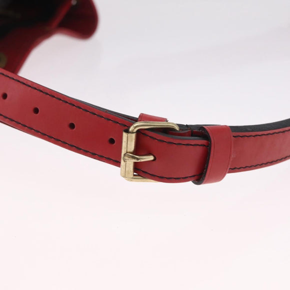 LOUIS VUITTON Epi Petit Noe Shoulder Bag Red M44107 LV Auth ka7175