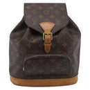 LOUIS VUITTON Monogram Montsouris MM Backpack M51136 LV Auth ka7178-2