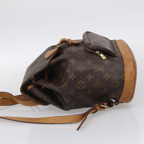 LOUIS VUITTON Monogram Montsouris MM Backpack M51136 LV Auth ka7178
