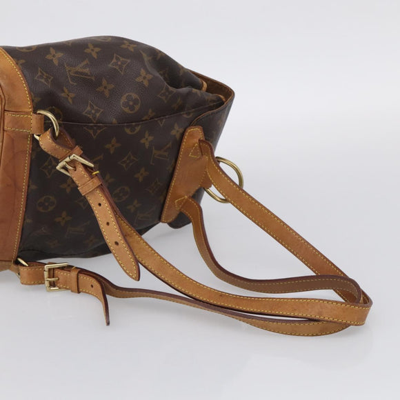 LOUIS VUITTON Monogram Montsouris MM Backpack M51136 LV Auth ka7178