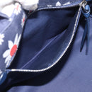 Miu Miu Hand Bag Canvas 2way Navy Gold Auth ka7179M-20