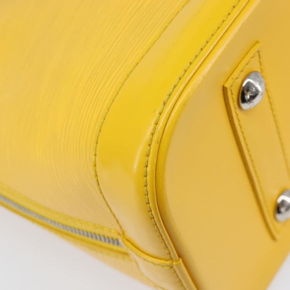 LOUIS VUITTON Epi Alma PM Hand Bag Yellow citron M40619 LV Auth ka7182A