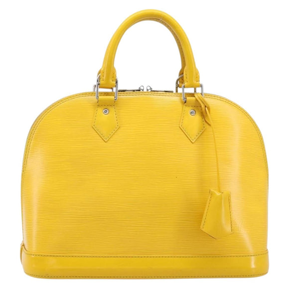 LOUIS VUITTON Epi Alma PM Hand Bag Yellow citron M40619 LV Auth ka7182A