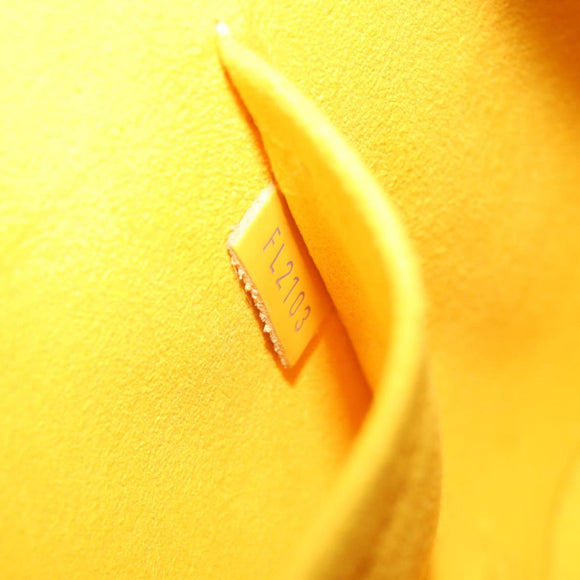 LOUIS VUITTON Epi Alma PM Hand Bag Yellow citron M40619 LV Auth ka7182A