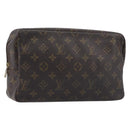 LOUIS VUITTON Monogram Trousse Toilette 28 Clutch Bag M47522 LV Auth ka7185-1