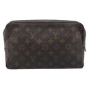 LOUIS VUITTON Monogram Trousse Toilette 28 Clutch Bag M47522 LV Auth ka7185-3