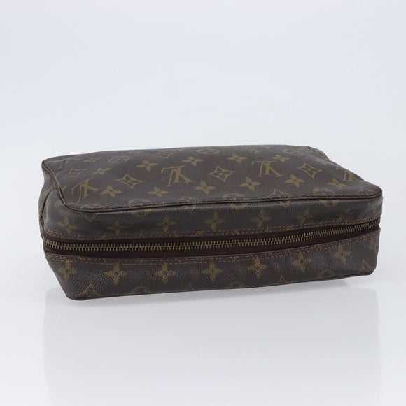 LOUIS VUITTON Monogram Trousse Toilette 28 Clutch Bag M47522 LV Auth ka7185
