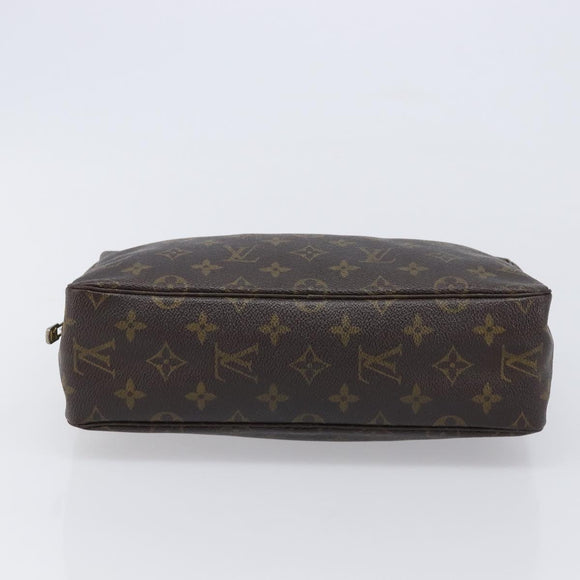 LOUIS VUITTON Monogram Trousse Toilette 28 Clutch Bag M47522 LV Auth ka7185