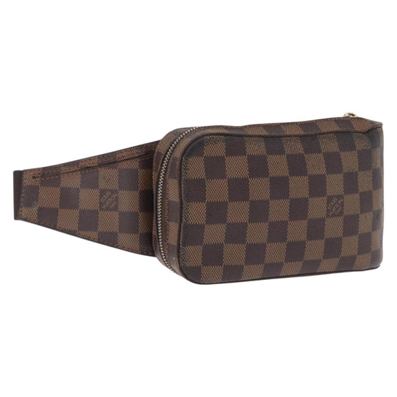 LOUIS VUITTON Damier Ebene Geronimos Shoulder Bag N51994 LV Auth ka7186