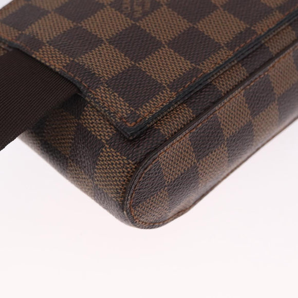 LOUIS VUITTON Damier Ebene Geronimos Shoulder Bag N51994 LV Auth ka7186