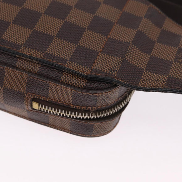 LOUIS VUITTON Damier Ebene Geronimos Shoulder Bag N51994 LV Auth ka7186