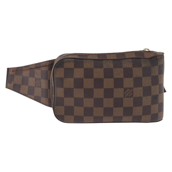 LOUIS VUITTON Damier Ebene Geronimos Shoulder Bag N51994 LV Auth ka7186