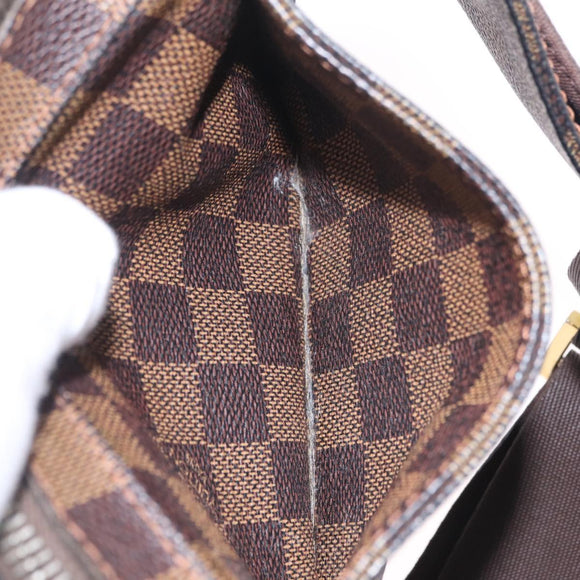 LOUIS VUITTON Damier Ebene Geronimos Shoulder Bag N51994 LV Auth ka7186