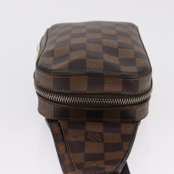 LOUIS VUITTON Damier Ebene Geronimos Shoulder Bag N51994 LV Auth ka7186