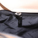 Salvatore Ferragamo Hand Bag Patent Leather Black Silver Auth ka7187-21
