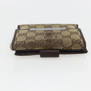 LOUIS VUITTON Gucci Monogram Wallet 3 Set Beige LV Auth ka719-13