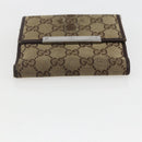 LOUIS VUITTON Gucci Monogram Wallet 3 Set Beige LV Auth ka719-14