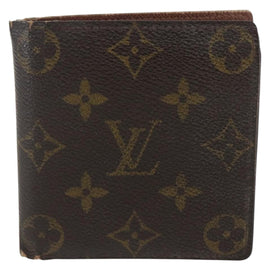 LOUIS VUITTON Gucci Monogram Wallet 3 Set Beige LV Auth ka719 - 0