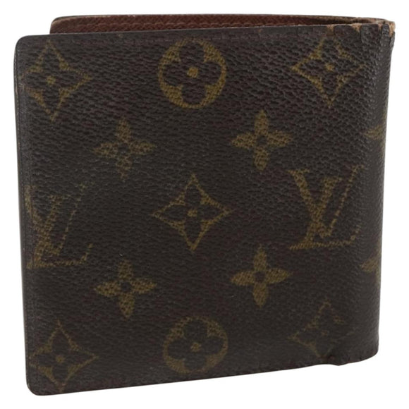 LOUIS VUITTON Gucci Monogram Wallet 3 Set Beige LV Auth ka719