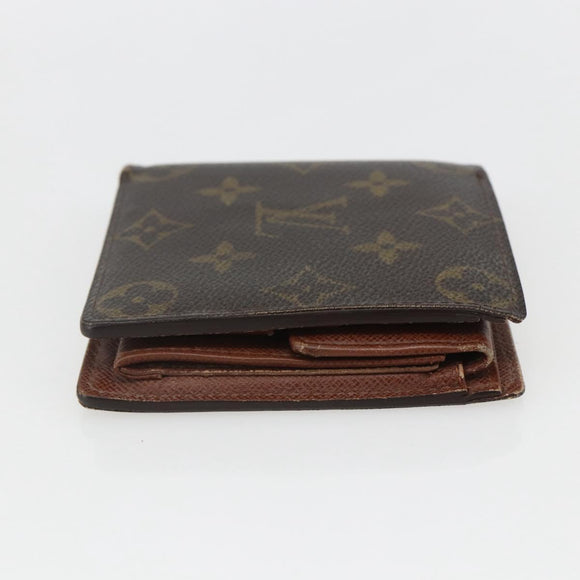 LOUIS VUITTON Gucci Monogram Wallet 3 Set Beige LV Auth ka719