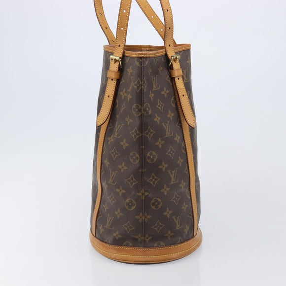 LOUIS VUITTON Monogram Bucket GM Shoulder Bag M42236 LV Auth ka7190