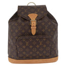 LOUIS VUITTON Monogram Montsouris GM Backpack M51135 LV Auth ka7192-2