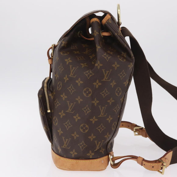 LOUIS VUITTON Monogram Montsouris GM Backpack M51135 LV Auth ka7192