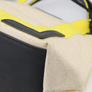 Balenciaga Navy Cabas Hand Bag Coated Canvas Silver White 339933 Auth ka7193-13