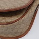 CELINE Macadam Canvas Shoulder Bag PVC Beige Gold Auth ka7195-10