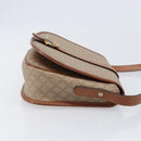 CELINE Macadam Canvas Shoulder Bag PVC Beige Gold Auth ka7195-4
