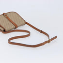 CELINE Macadam Canvas Shoulder Bag PVC Beige Gold Auth ka7195-7
