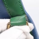 LOUIS VUITTON Epi Tricolor Noe Shoulder Bag Blue Red Green M44082 LV Auth ka7196-18