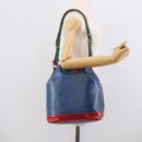 LOUIS VUITTON Epi Tricolor Noe Shoulder Bag Blue Red Green M44082 LV Auth ka7196-19