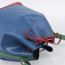 LOUIS VUITTON Epi Tricolor Noe Shoulder Bag Blue Red Green M44082 LV Auth ka7196-6