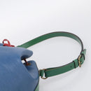 LOUIS VUITTON Epi Tricolor Noe Shoulder Bag Blue Red Green M44082 LV Auth ka7196-8
