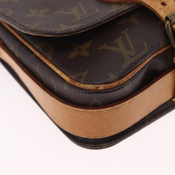 LOUIS VUITTON Monogram Cartouchiere PM Shoulder Bag M51254 LV Auth ka7198