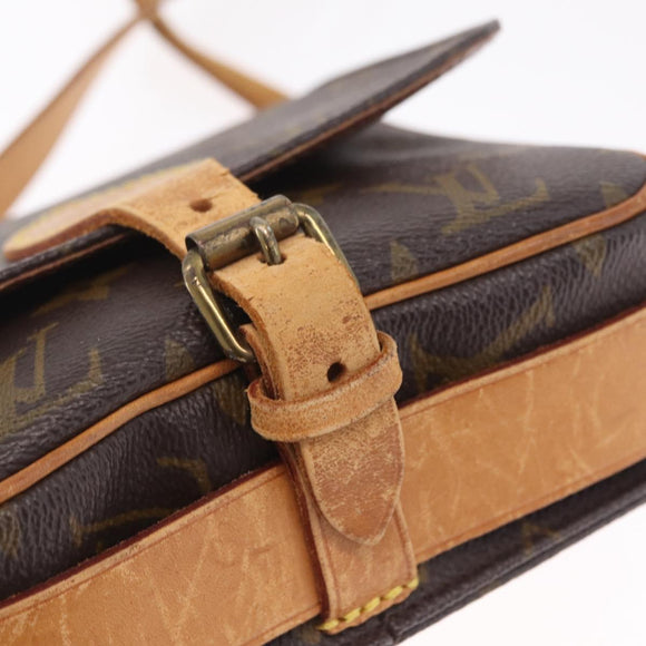 LOUIS VUITTON Monogram Cartouchiere PM Shoulder Bag M51254 LV Auth ka7198