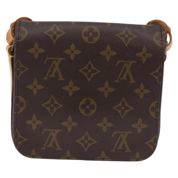 LOUIS VUITTON Monogram Cartouchiere PM Shoulder Bag M51254 LV Auth ka7198