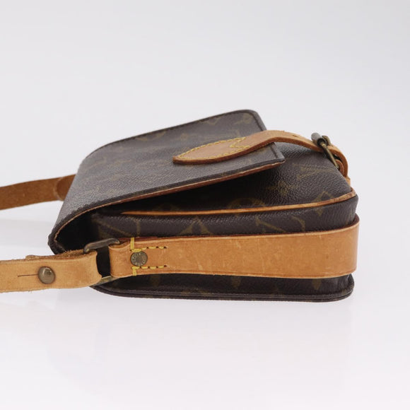 LOUIS VUITTON Monogram Cartouchiere PM Shoulder Bag M51254 LV Auth ka7198