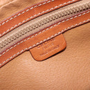 CELINE Macadam Canvas Shoulder Bag PVC Leather Brown Gold Auth ka7203-17