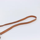 CELINE Macadam Canvas Shoulder Bag PVC Leather Brown Gold Auth ka7203-8