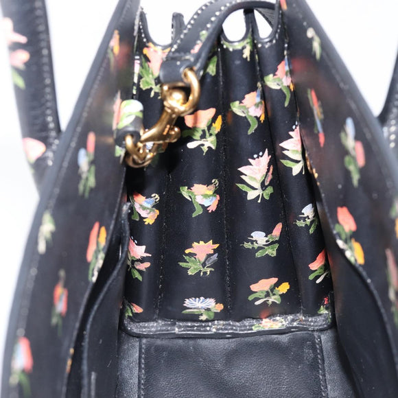 Saint Laurent Sac De Jules Hand Bag Leather 2way Black Gold Auth ka7206V
