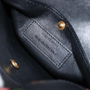 Saint Laurent Sac De Jules Hand Bag Leather 2way Black Gold Auth ka7206V-24