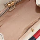 GUCCI Totem Butterfly Medium Sherry Line Bag Leather 2way 505344 Auth ka7207V-20