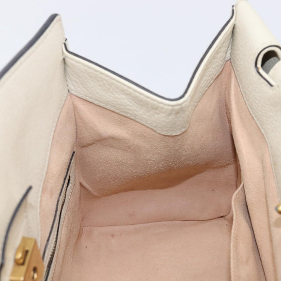 GUCCI Totem Butterfly Medium Sherry Line Bag Leather 2way 505344 Auth ka7207V