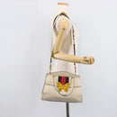 GUCCI Totem Butterfly Medium Sherry Line Bag Leather 2way 505344 Auth ka7207V-28