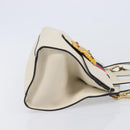 GUCCI Totem Butterfly Medium Sherry Line Bag Leather 2way 505344 Auth ka7207V-4