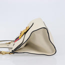 GUCCI Totem Butterfly Medium Sherry Line Bag Leather 2way 505344 Auth ka7207V-5