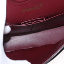 CHANEL Matelasse 25 Double Flap Chain Shoulder Bag Lamb Skin Gold CC Auth ka720SV-22