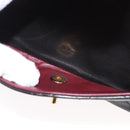 CHANEL Matelasse 25 Double Flap Chain Shoulder Bag Lamb Skin Gold CC Auth ka720SV-26